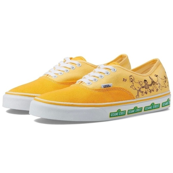 Vans Size 7W/5.5M Sesame Street Limited Edition Yellow Sneaker New - Picture 11 of 16